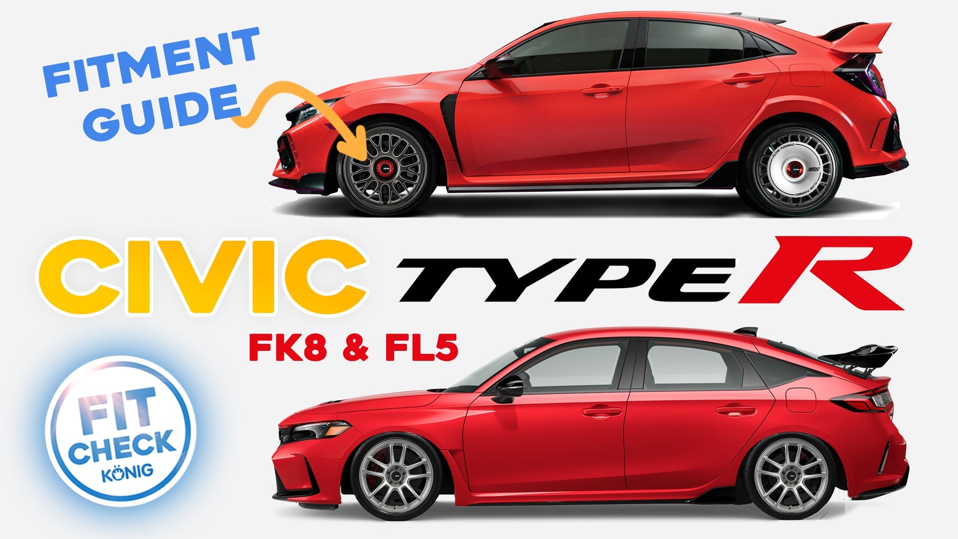 Honda Civic Type R FK8 / FL5 Fit Check – Konig Wheels USA
